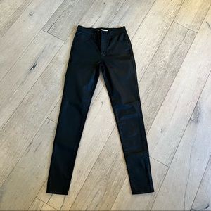 Levi’s Faux Leather Skinny Jeans